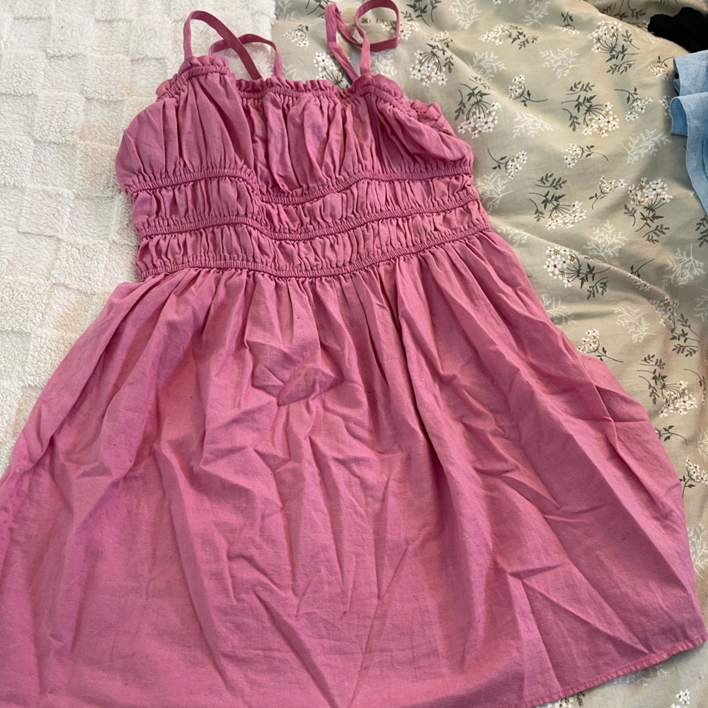 Wild Fable Pink Ruched Top